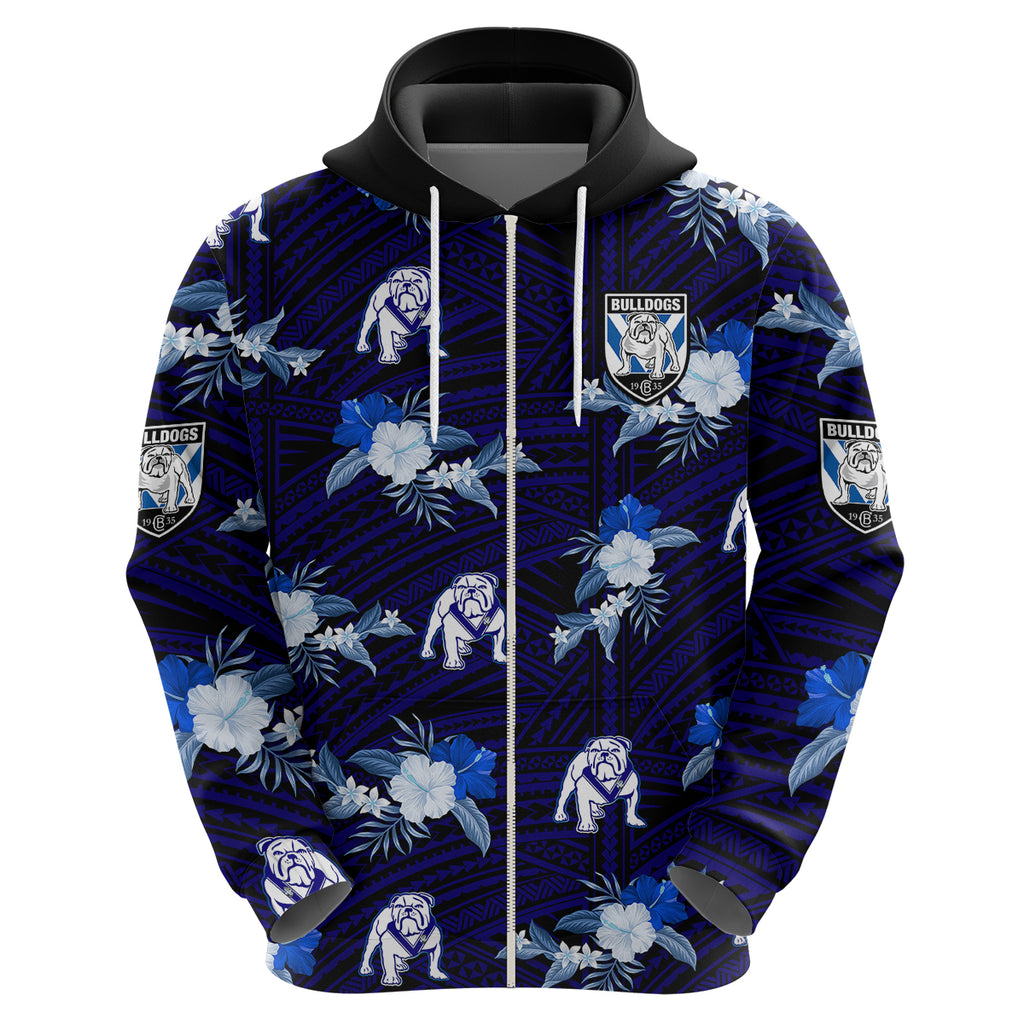 custom-text-and-number-bulldogs-rugby-hoodie-polynesian-tribal-mix-tropical-hawaiian-style