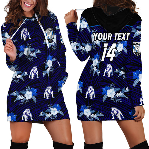 custom-text-and-number-bulldogs-rugby-hoodie-dress-polynesian-tribal-mix-tropical-hawaiian-style