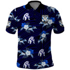 custom-text-and-number-bulldogs-rugby-polo-shirt-polynesian-tribal-mix-tropical-hawaiian-style