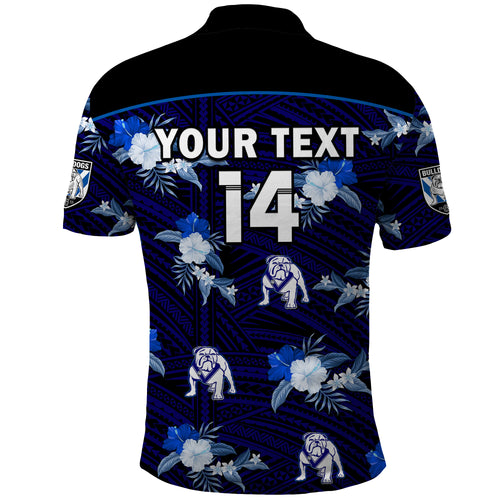 custom-text-and-number-bulldogs-rugby-polo-shirt-polynesian-tribal-mix-tropical-hawaiian-style