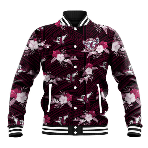 custom-text-and-number-sea-eagles-rugby-baseball-jacket-polynesian-tribal-mix-tropical-hawaiian-style