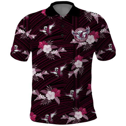 custom-text-and-number-sea-eagles-rugby-polo-shirt-polynesian-tribal-mix-tropical-hawaiian-style