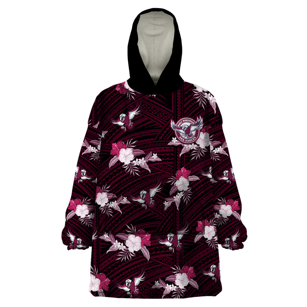 custom-text-and-number-sea-eagles-rugby-wearable-blanket-hoodie-polynesian-tribal-mix-tropical-hawaiian-style