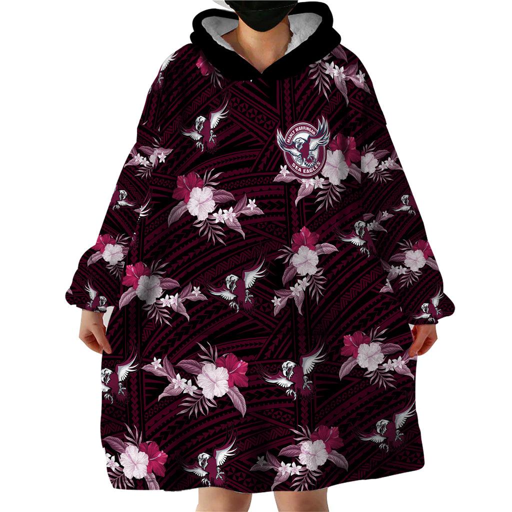 custom-text-and-number-sea-eagles-rugby-wearable-blanket-hoodie-polynesian-tribal-mix-tropical-hawaiian-style