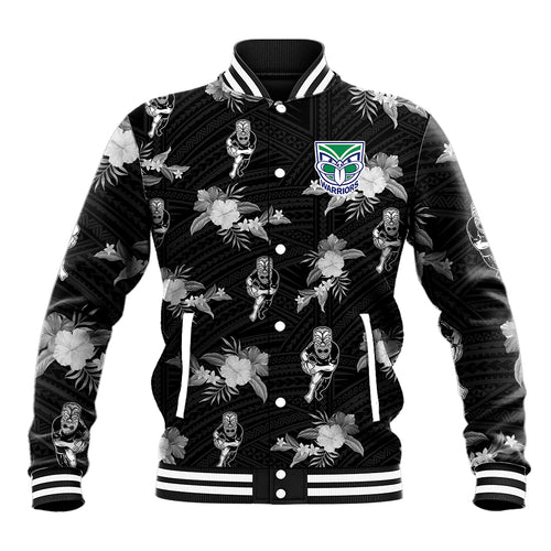 custom-text-and-number-warriors-rugby-baseball-jacket-nz-polynesian-tribal-mix-tropical-hawaiian-style