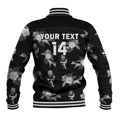 custom-text-and-number-warriors-rugby-baseball-jacket-nz-polynesian-tribal-mix-tropical-hawaiian-style