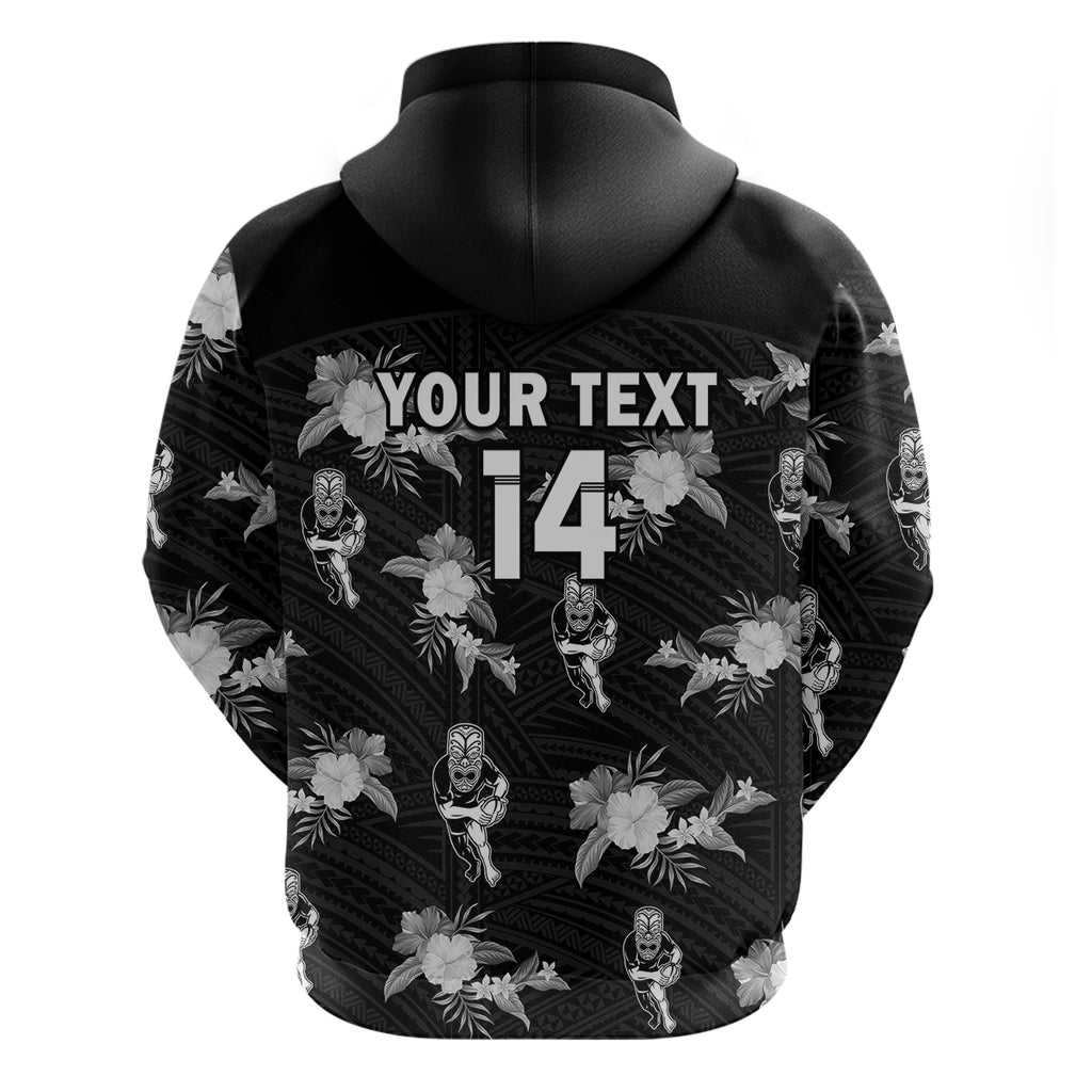 custom-text-and-number-warriors-rugby-hoodie-nz-polynesian-tribal-mix-tropical-hawaiian-style