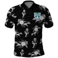 custom-text-and-number-warriors-rugby-polo-shirt-nz-polynesian-tribal-mix-tropical-hawaiian-style