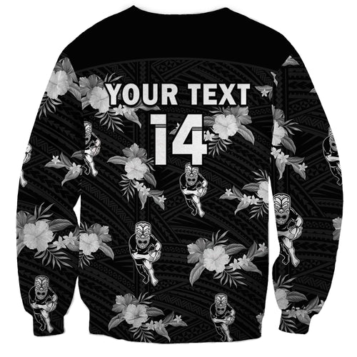 custom-text-and-number-warriors-rugby-sweatshirt-nz-polynesian-tribal-mix-tropical-hawaiian-style