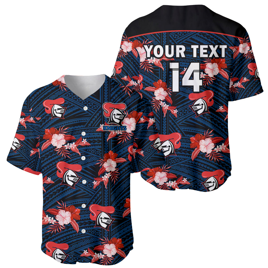 custom-text-and-number-newcastle-knights-rugby-baseball-jersey-polynesian-tribal-mix-tropical-hawaiian-style