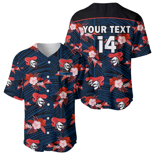 custom-text-and-number-newcastle-knights-rugby-baseball-jersey-polynesian-tribal-mix-tropical-hawaiian-style