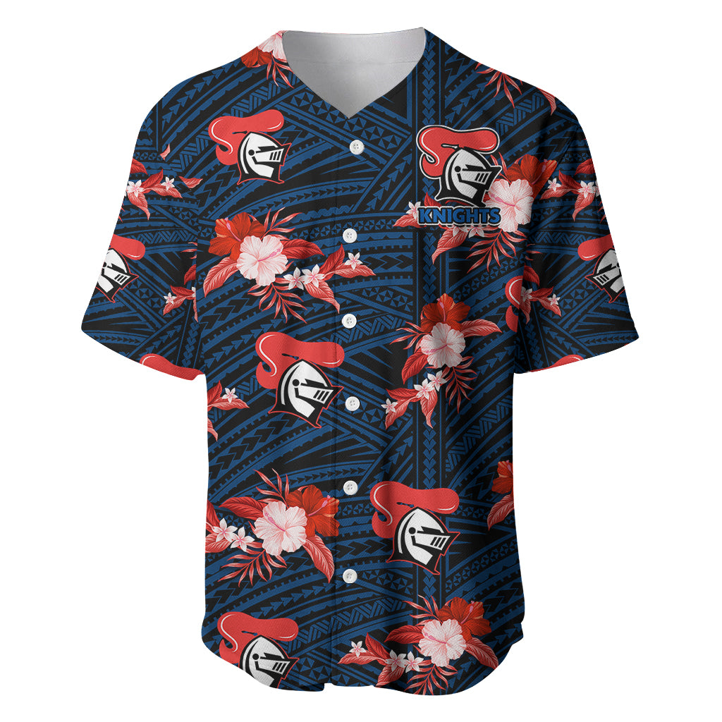 custom-text-and-number-newcastle-knights-rugby-baseball-jersey-polynesian-tribal-mix-tropical-hawaiian-style