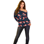 custom-text-and-number-newcastle-knights-rugby-off-shoulder-sweater-polynesian-tribal-mix-tropical-hawaiian-style