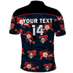 custom-text-and-number-newcastle-knights-rugby-polo-shirt-polynesian-tribal-mix-tropical-hawaiian-style