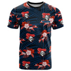 custom-text-and-number-newcastle-knights-rugby-t-shirt-polynesian-tribal-mix-tropical-hawaiian-style
