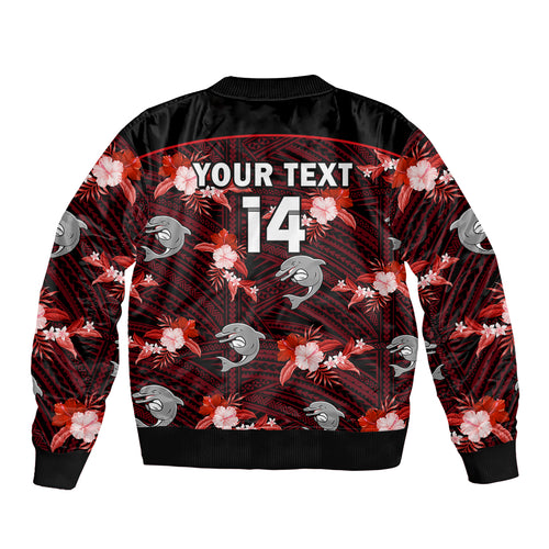 custom-text-and-number-dolphins-rugby-bomber-jacket-polynesian-tribal-mix-tropical-hawaiian-style
