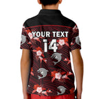 custom-text-and-number-dolphins-rugby-kid-polo-shirt-polynesian-tribal-mix-tropical-hawaiian-style