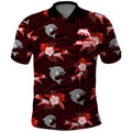 custom-text-and-number-dolphins-rugby-polo-shirt-polynesian-tribal-mix-tropical-hawaiian-style