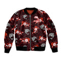 custom-text-and-number-dolphins-rugby-sleeve-zip-bomber-jacket-polynesian-tribal-mix-tropical-hawaiian-style