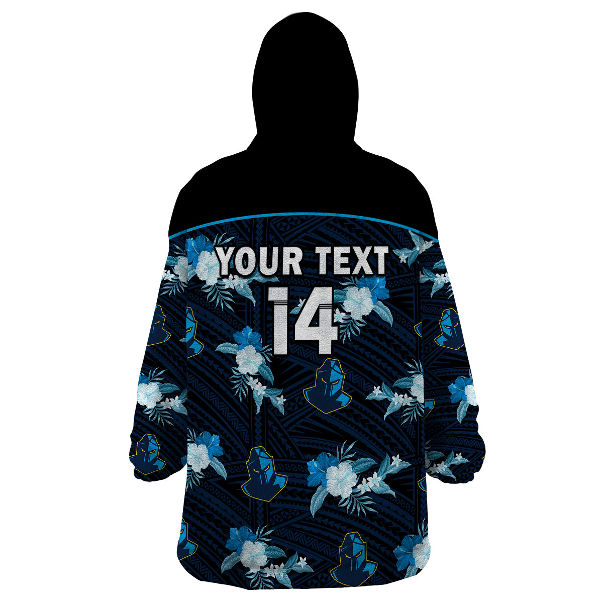 custom-text-and-number-titans-rugby-wearable-blanket-hoodie-polynesian-tribal-mix-tropical-hawaiian-style