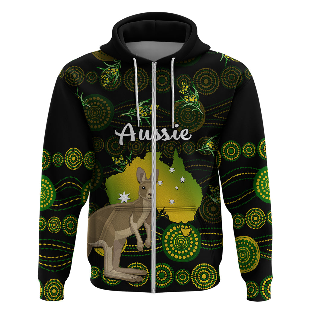 custom-personalised-australia-hoodie-golden-wattle-mix-kangaroo-and-map