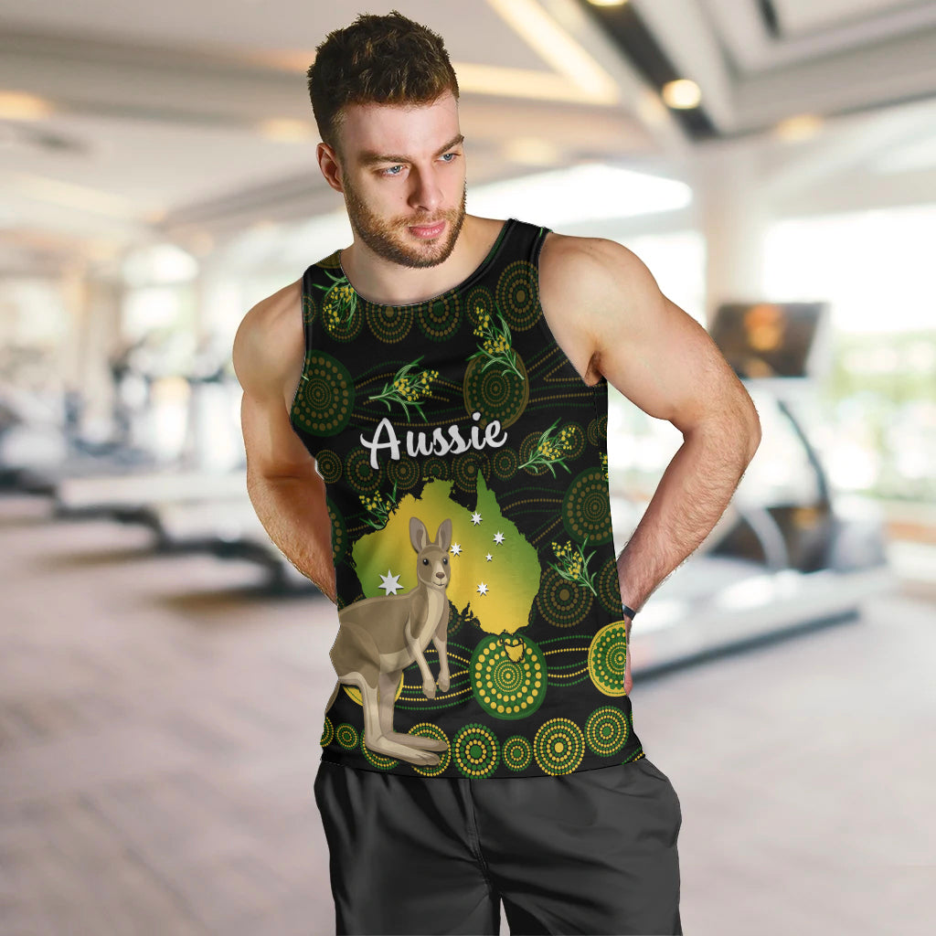 custom-personalised-australia-men-tank-top-golden-wattle-mix-kangaroo-and-map