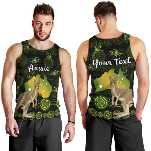 custom-personalised-australia-men-tank-top-golden-wattle-mix-kangaroo-and-map