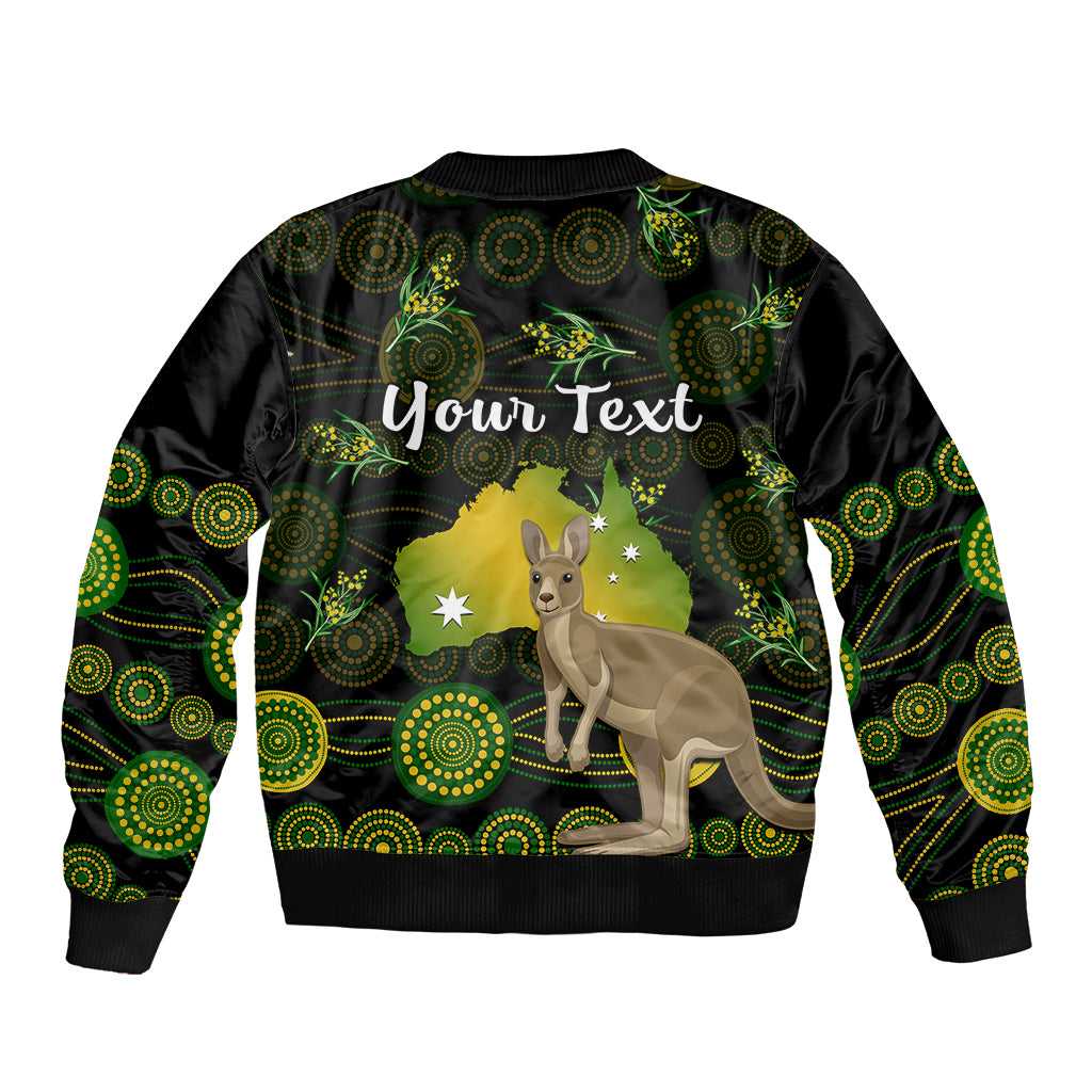 custom-personalised-australia-sleeve-zip-bomber-jacket-golden-wattle-mix-kangaroo-and-map
