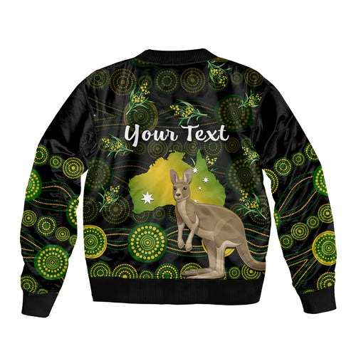 custom-personalised-australia-sleeve-zip-bomber-jacket-golden-wattle-mix-kangaroo-and-map