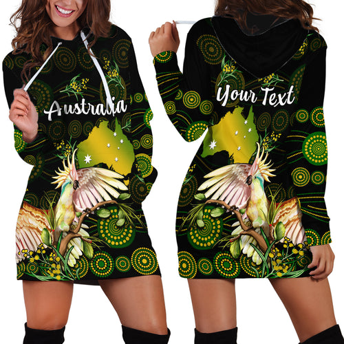 custom-personalised-australia-hoodie-dress-golden-wattle-mix-cockatoo-and-map