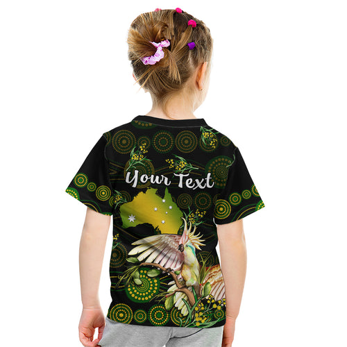 custom-personalised-australia-kid-t-shirt-golden-wattle-mix-cockatoo-and-map