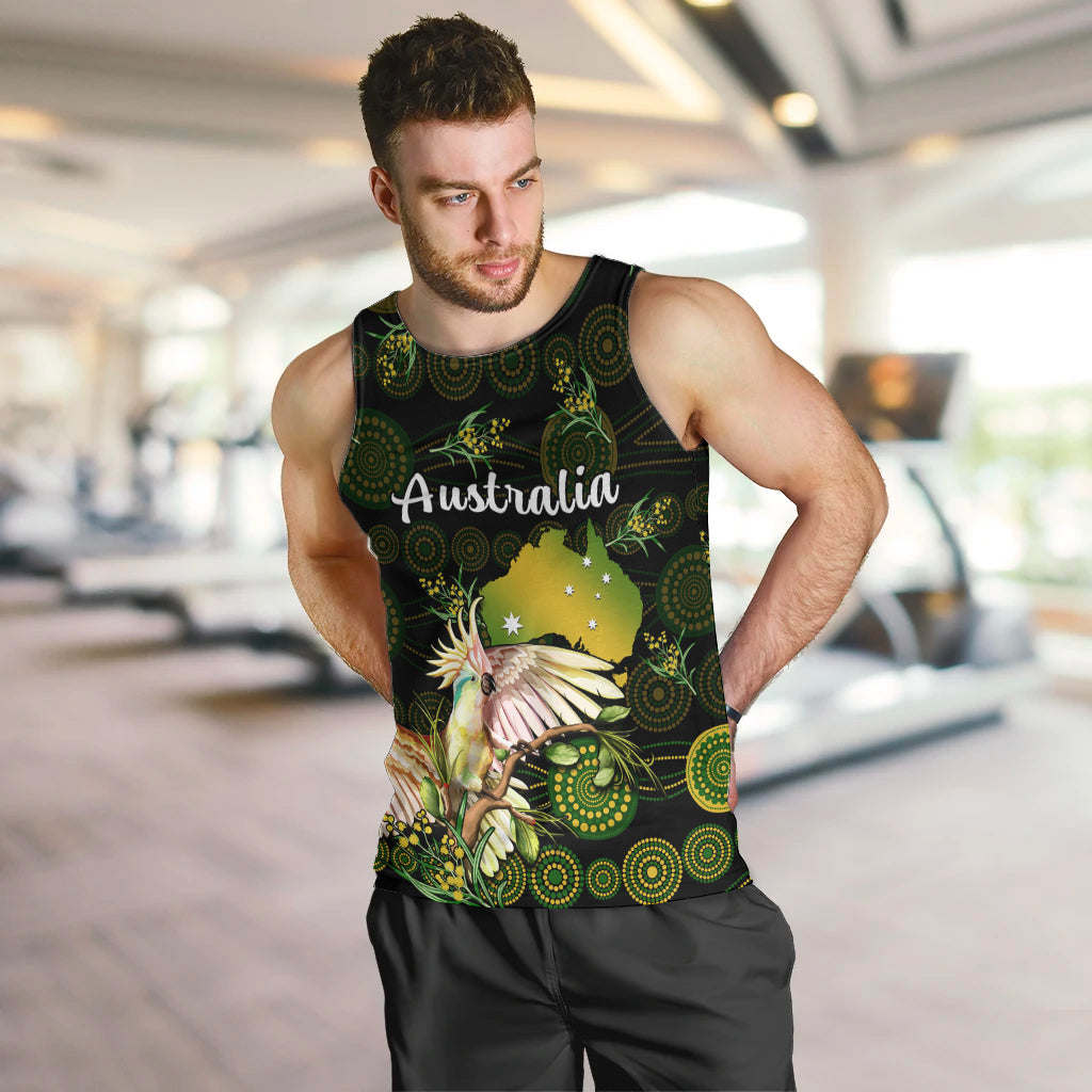 custom-personalised-australia-men-tank-top-golden-wattle-mix-cockatoo-and-map