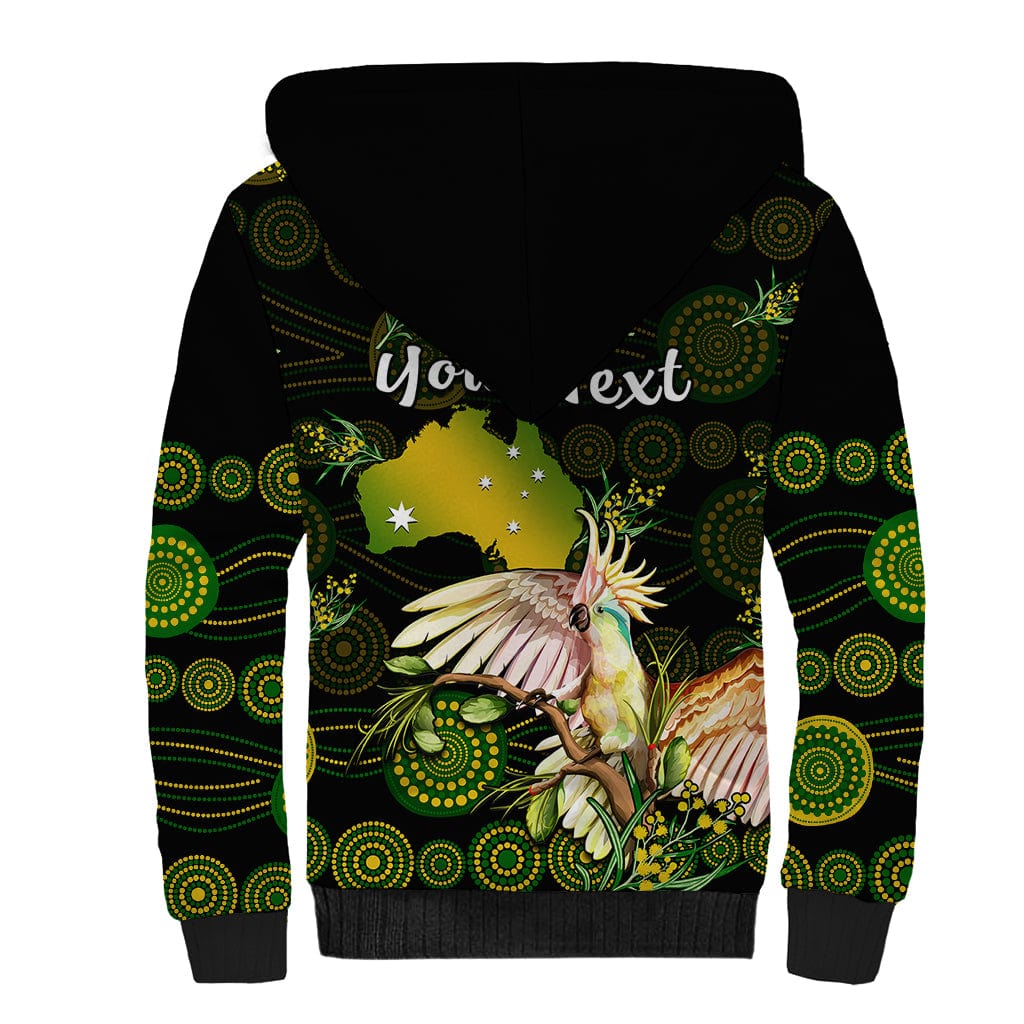 custom-personalised-australia-sherpa-hoodie-golden-wattle-mix-cockatoo-and-map