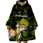 custom-personalised-australia-wearable-blanket-hoodie-golden-wattle-mix-cockatoo-and-map