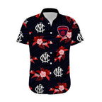 custom-text-and-number-demons-football-hawaiian-shirt-polynesian-tribal-mix-tropical-hawaiian-style