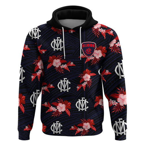 custom-text-and-number-demons-football-hoodie-polynesian-tribal-mix-tropical-hawaiian-style