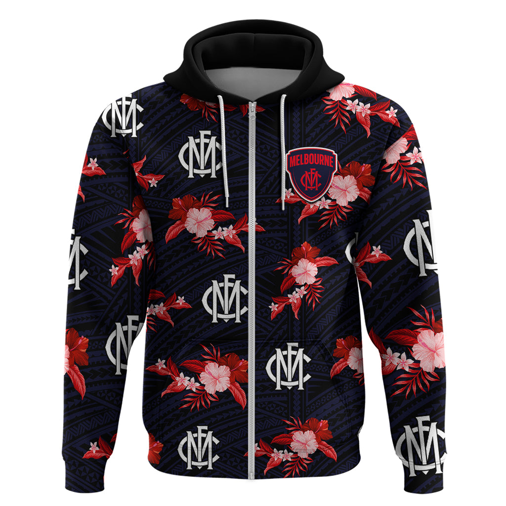 custom-text-and-number-demons-football-hoodie-polynesian-tribal-mix-tropical-hawaiian-style