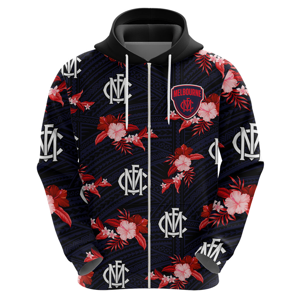 custom-text-and-number-demons-football-hoodie-polynesian-tribal-mix-tropical-hawaiian-style