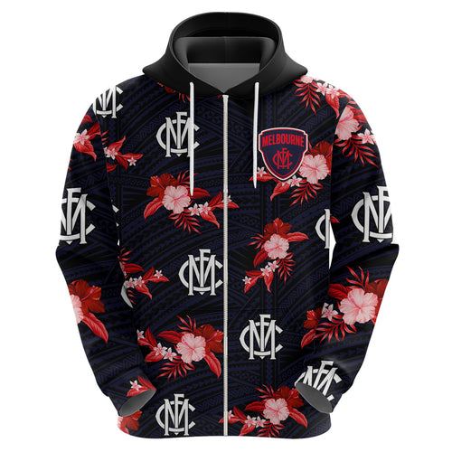 custom-text-and-number-demons-football-hoodie-polynesian-tribal-mix-tropical-hawaiian-style