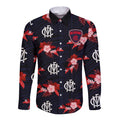 custom-text-and-number-demons-football-long-sleeve-button-shirt-polynesian-tribal-mix-tropical-hawaiian-style