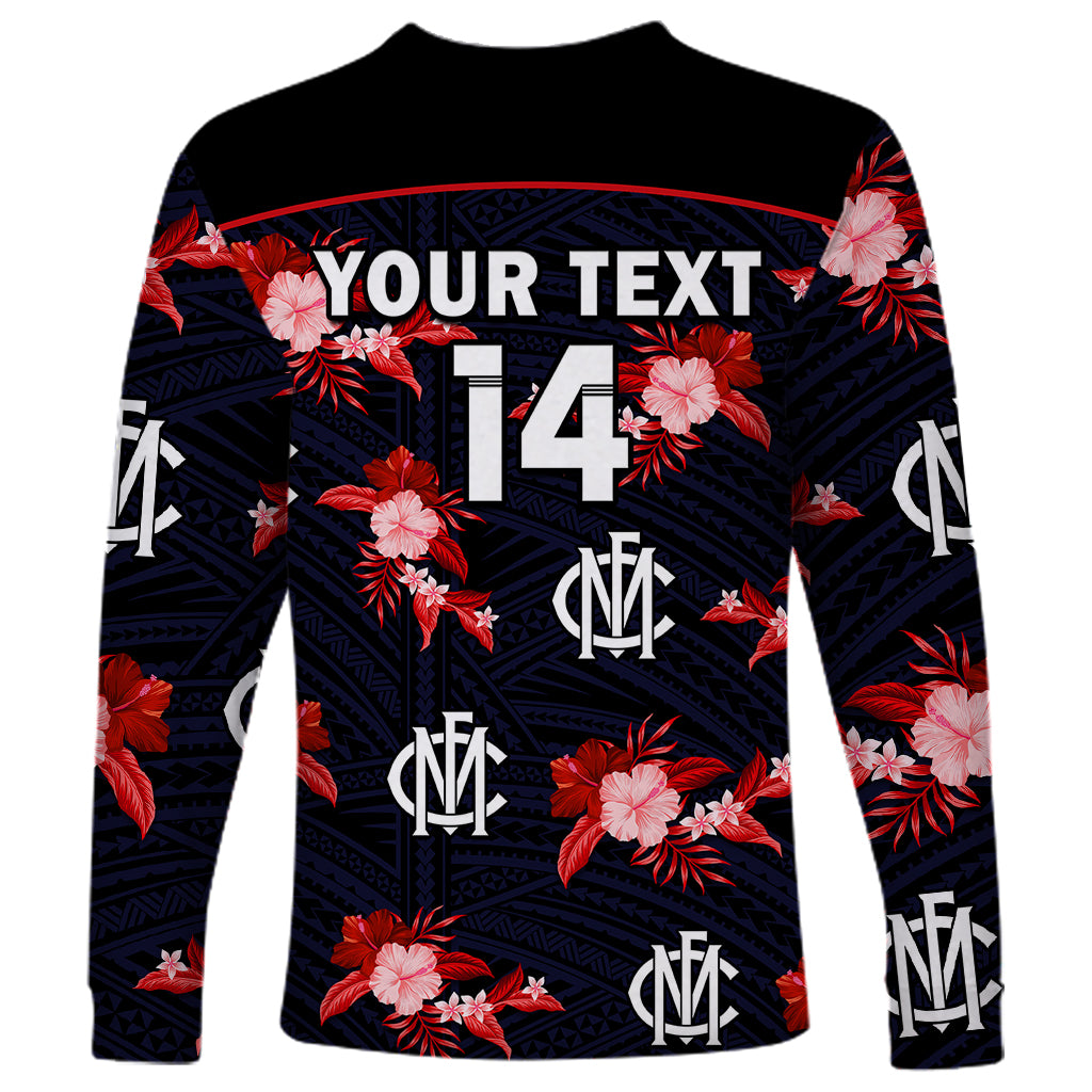 custom-text-and-number-demons-football-long-sleeve-shirt-polynesian-tribal-mix-tropical-hawaiian-style