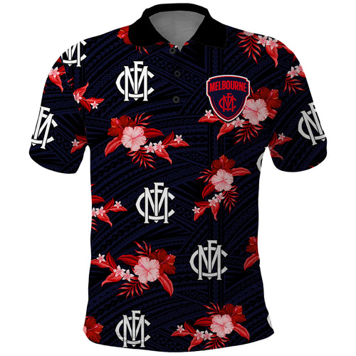 custom-text-and-number-demons-football-polo-shirt-polynesian-tribal-mix-tropical-hawaiian-style