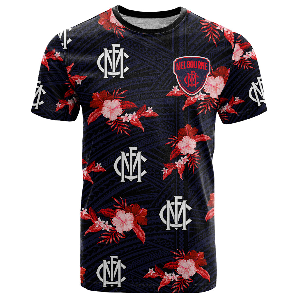 custom-text-and-number-demons-football-t-shirt-polynesian-tribal-mix-tropical-hawaiian-style