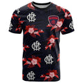 custom-text-and-number-demons-football-t-shirt-polynesian-tribal-mix-tropical-hawaiian-style