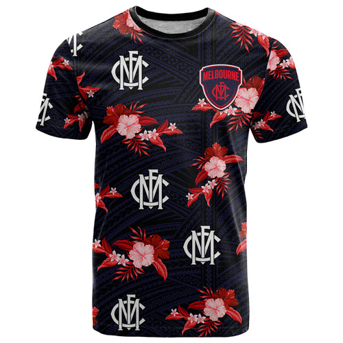 custom-text-and-number-demons-football-t-shirt-polynesian-tribal-mix-tropical-hawaiian-style