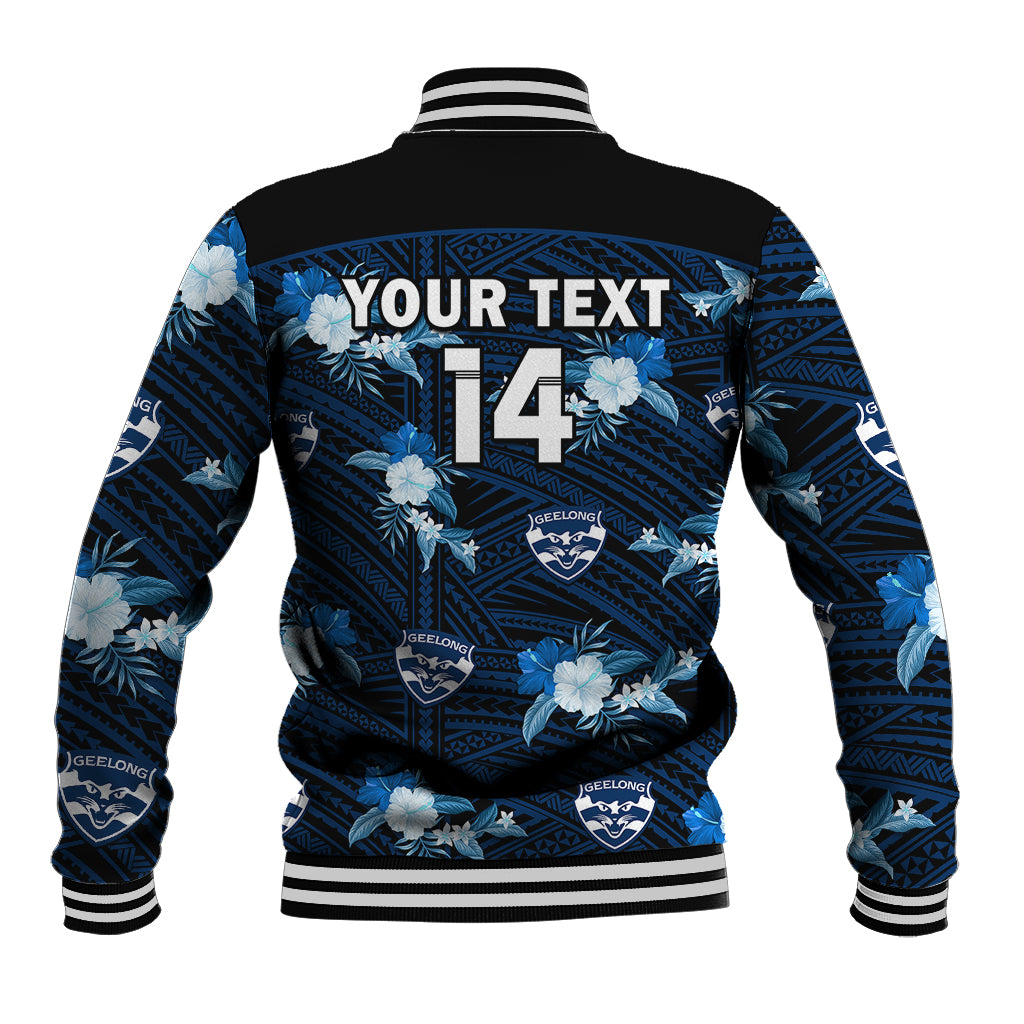 custom-text-and-number-geelong-cats-football-baseball-jacket-polynesian-tribal-mix-tropical-hawaiian-style