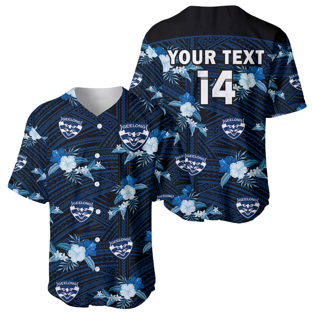 custom-text-and-number-geelong-cats-football-baseball-jersey-polynesian-tribal-mix-tropical-hawaiian-style