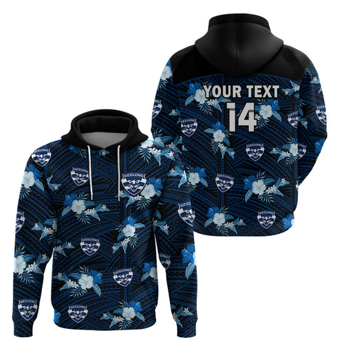 custom-text-and-number-geelong-cats-football-hoodie-polynesian-tribal-mix-tropical-hawaiian-style