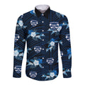 custom-text-and-number-geelong-cats-football-long-sleeve-button-shirt-polynesian-tribal-mix-tropical-hawaiian-style