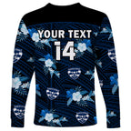 custom-text-and-number-geelong-cats-football-long-sleeve-shirt-polynesian-tribal-mix-tropical-hawaiian-style